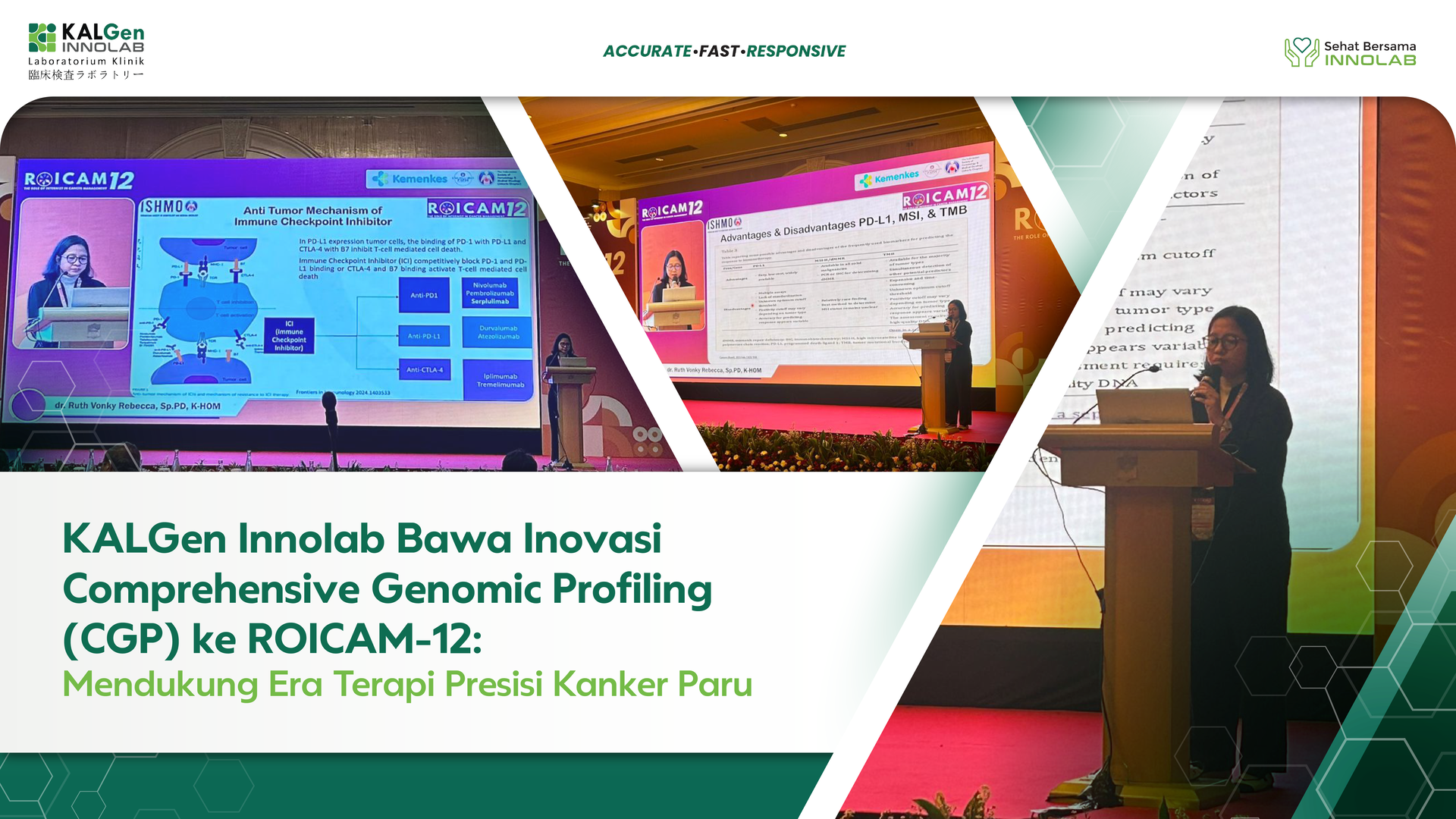  KALGen Innolab Bawa Inovasi Comprehensive Genomic Profiling (CGP) ke ROICAM-12: Mendukung Era Terapi Presisi Kanker Paru 